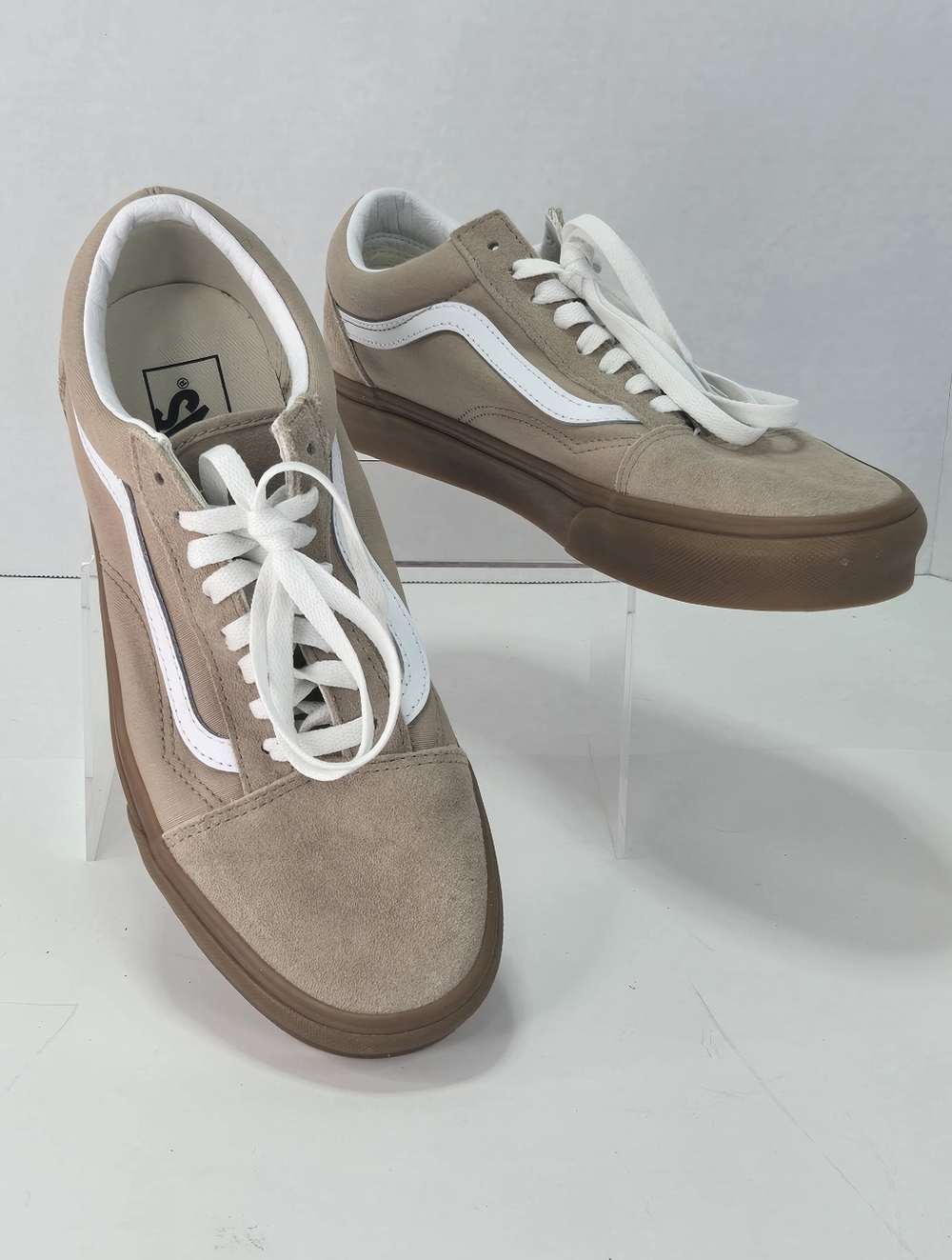 Vans Old Skool Unisex Suede Canvas Low-Top Skate Sneakers Men's 8 Women's 9.5